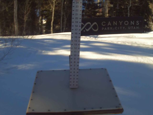 Webcam Park City: Canyos Village Snow Stake