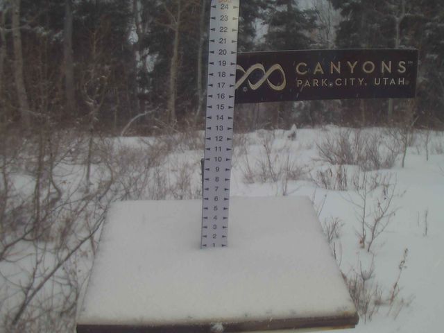 Webcam Park City: Canyos Village Snow Stake