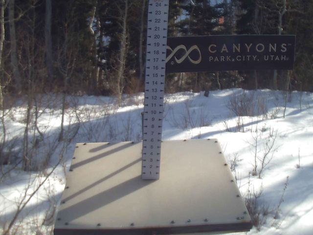 Webcam Park City: Canyos Village Snow Stake