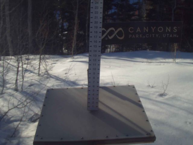 Webcam Park City: Canyos Village Snow Stake