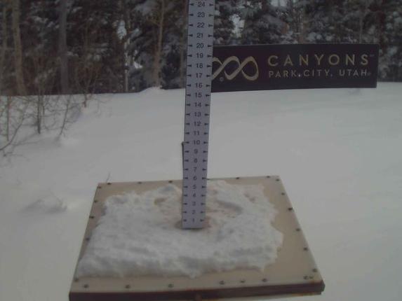 Webcam Park City: Canyos Village Snow Stake