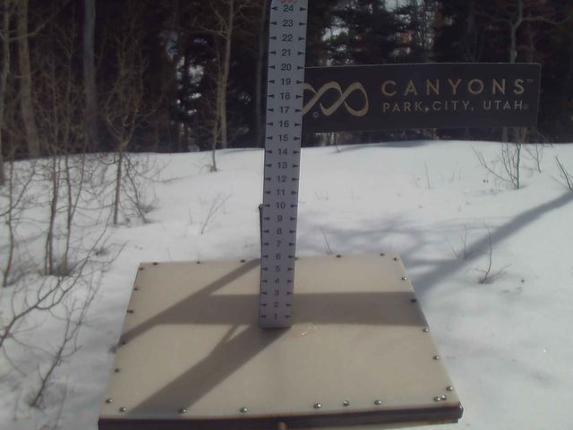 Webcam Park City: Canyos Village Snow Stake