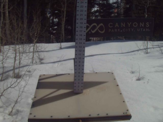 Webcam Park City: Canyos Village Snow Stake