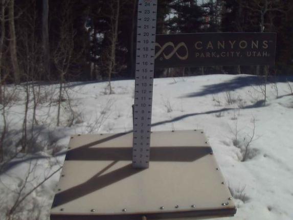 Webcam Park City: Canyos Village Snow Stake