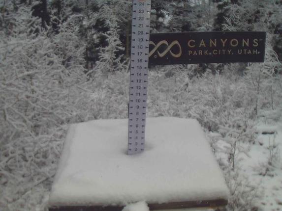 Webcam Park City: Canyos Village Snow Stake