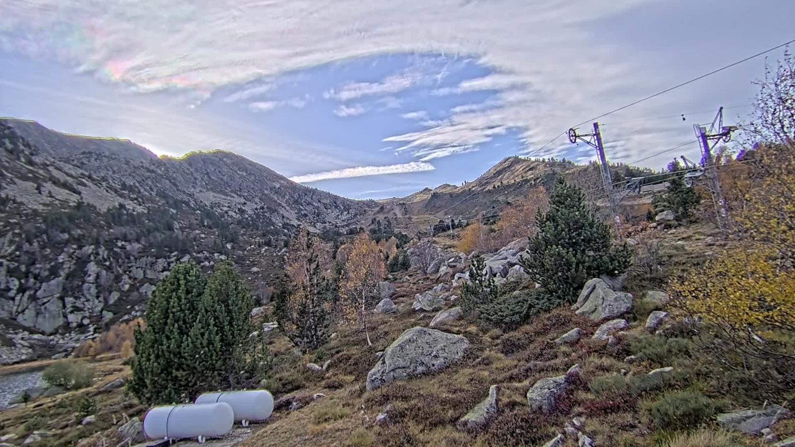 Webcam Porté Puymorens: Arrivee telesiege Estagnol