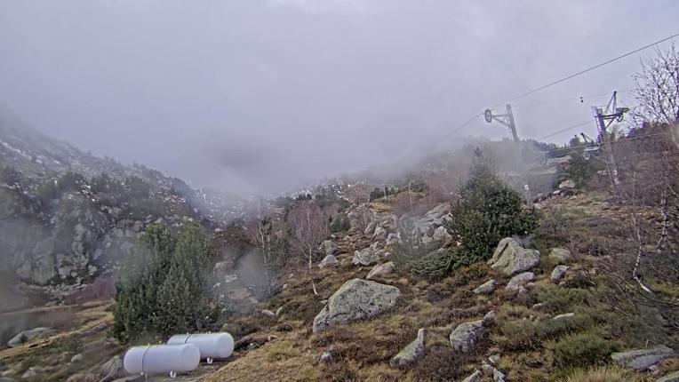 Webcam Porté Puymorens: Arrivee telesiege Estagnol