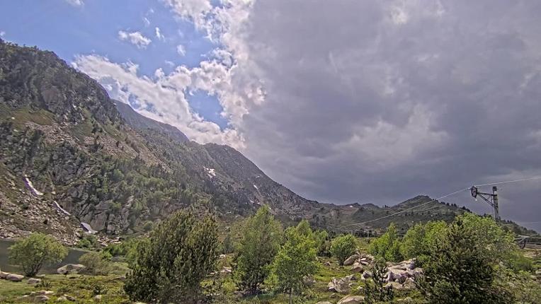 Webcam Porté Puymorens: Arrivee telesiege Estagnol
