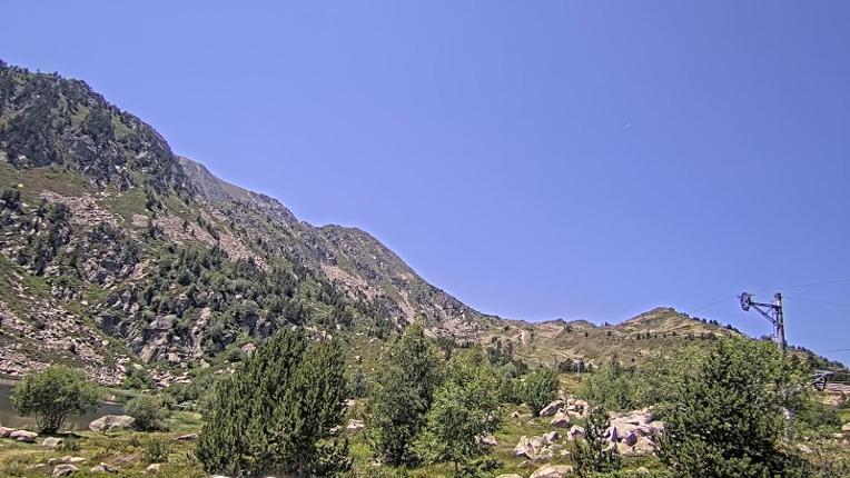 Webcam Porté Puymorens: Arrivee telesiege Estagnol