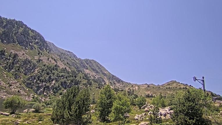 Webcam Porté Puymorens: Arrivee telesiege Estagnol