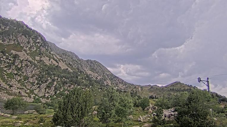 Webcam Porté Puymorens: Arrivee telesiege Estagnol
