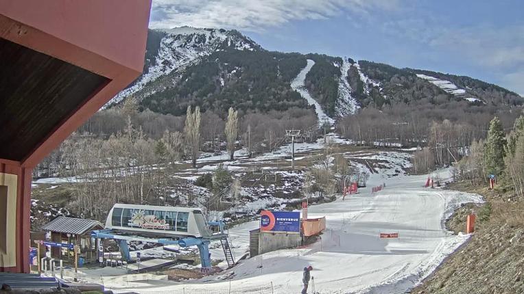 Webcam Porté Puymorens: Depart telesiege Estagnol