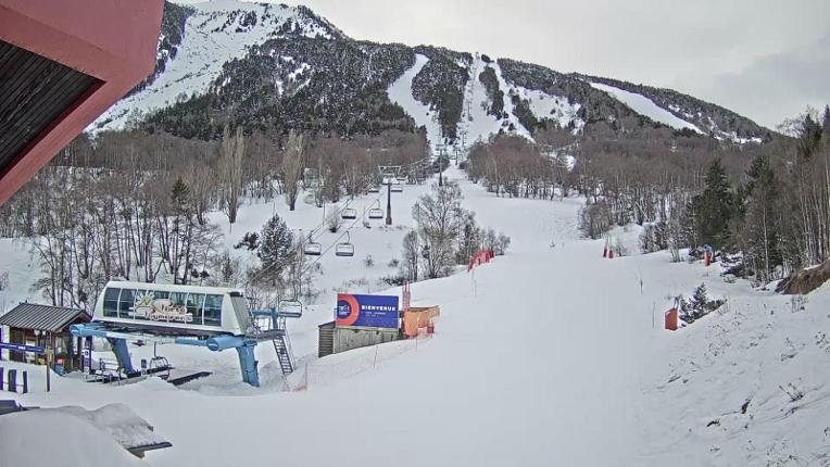 Webcam Porté Puymorens: Depart telesiege Estagnol