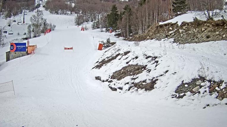 Webcam Porté Puymorens: Depart telesiege Estagnol