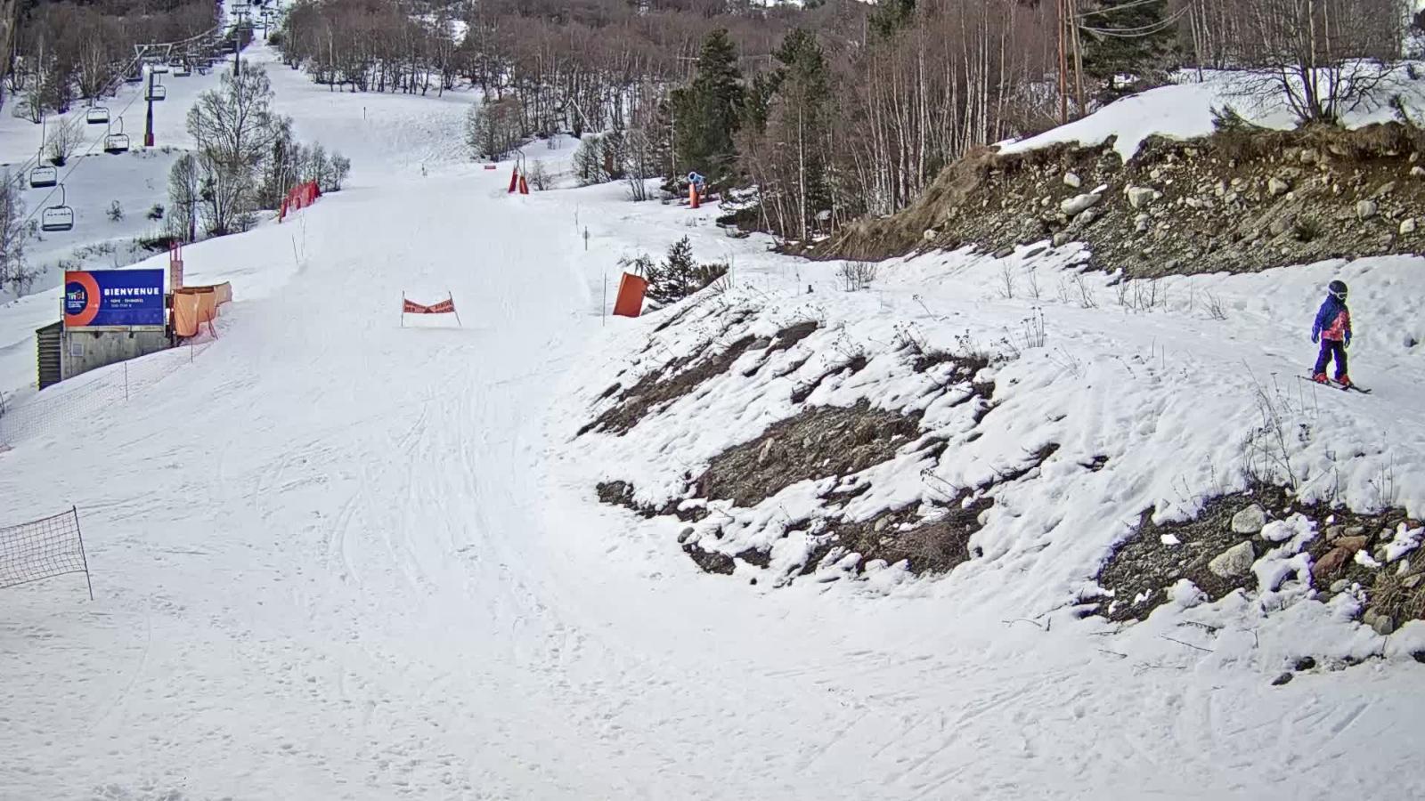 Webcam Porté Puymorens: Depart telesiege Estagnol