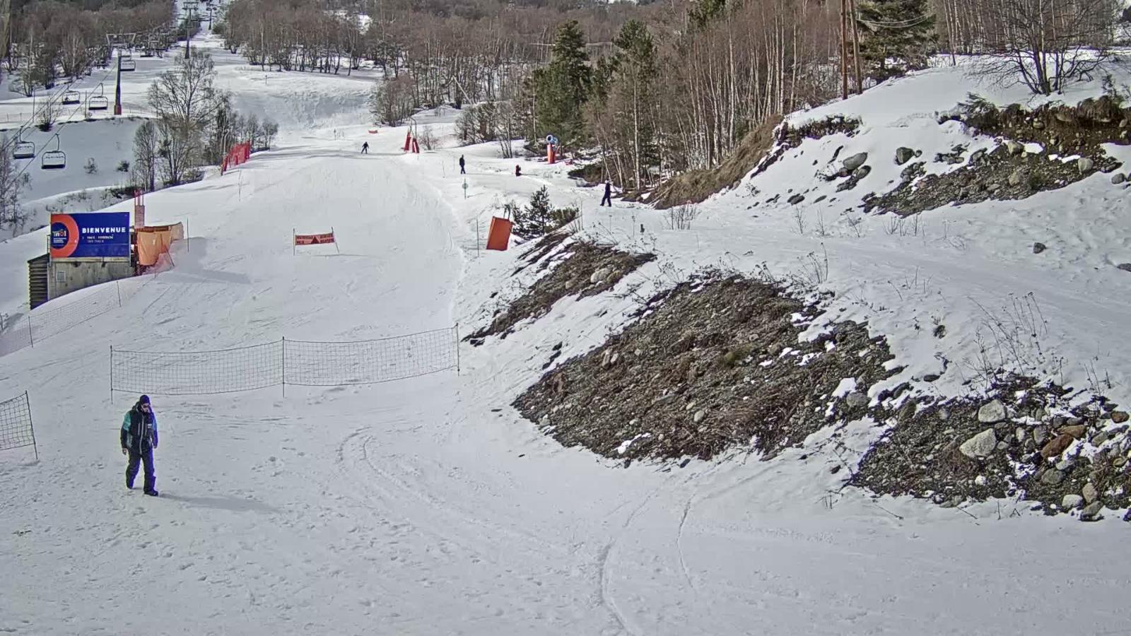 Webcam Porté Puymorens: Depart telesiege Estagnol