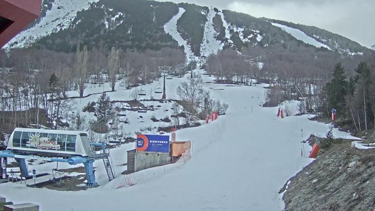 Webcam Porté Puymorens: Depart telesiege Estagnol