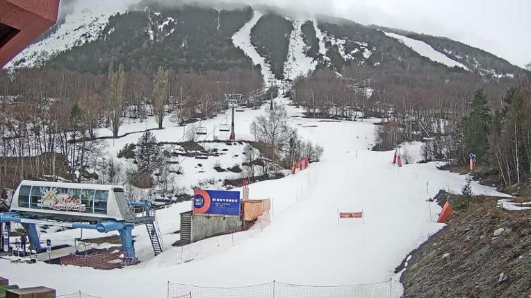 Webcam Porté Puymorens: Depart telesiege Estagnol