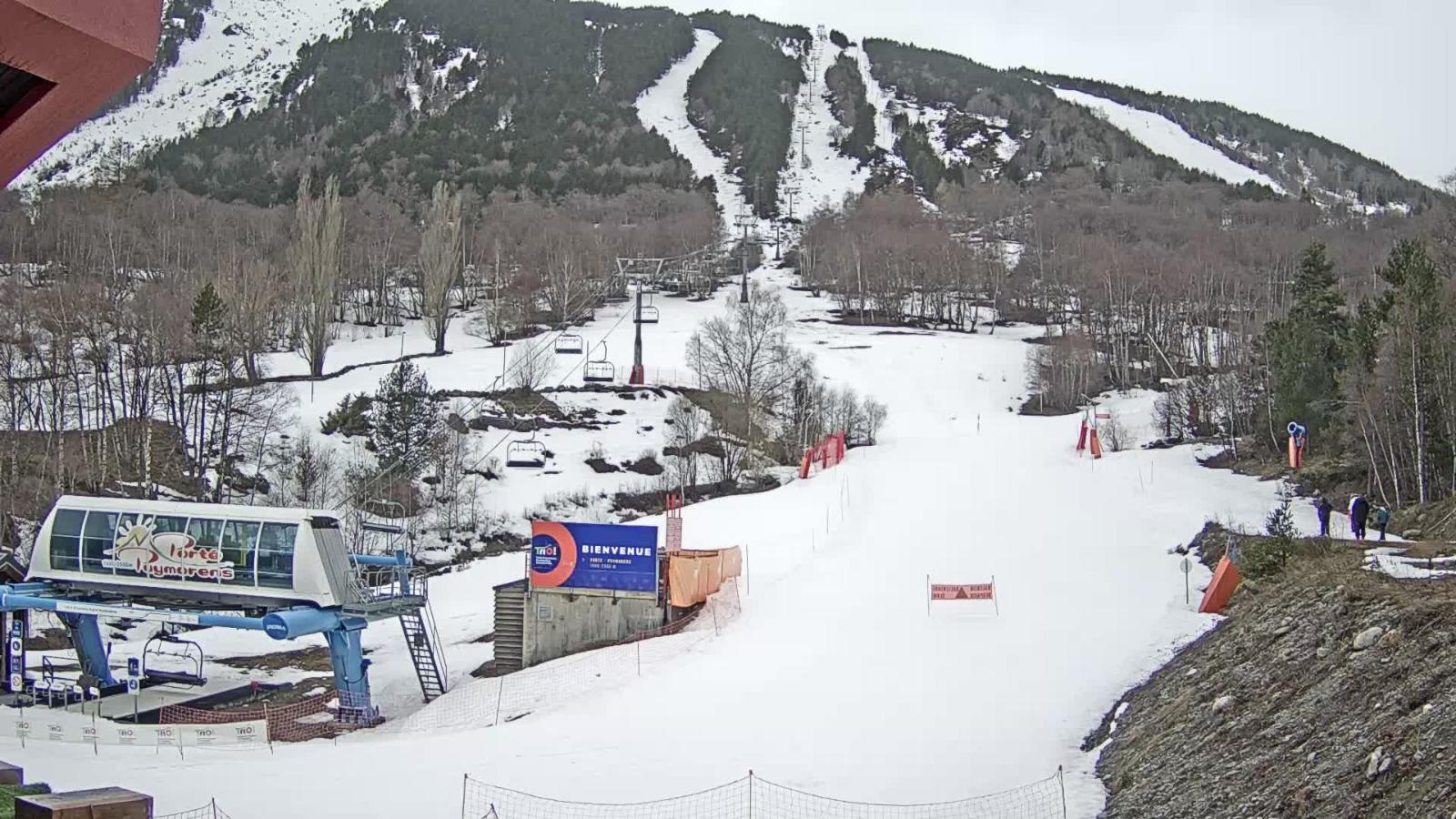 Webcam Porté Puymorens: Depart telesiege Estagnol