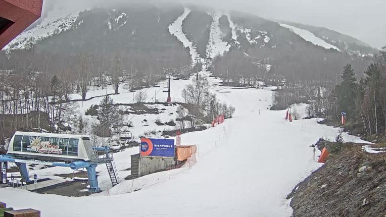 Webcam Porté Puymorens: Depart telesiege Estagnol