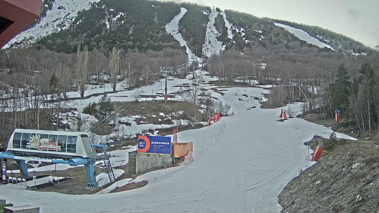 Webcam Porté Puymorens: Depart telesiege Estagnol