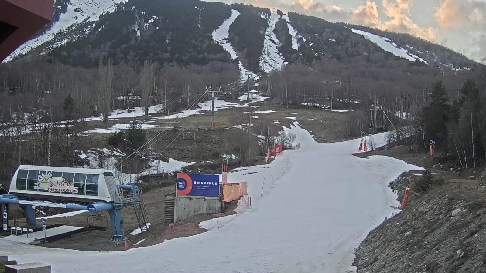 Webcam Porté Puymorens: Depart telesiege Estagnol