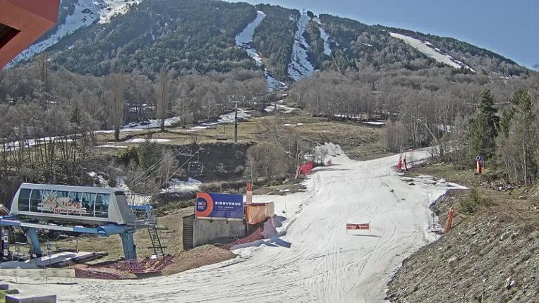 Webcam Porté Puymorens: Depart telesiege Estagnol