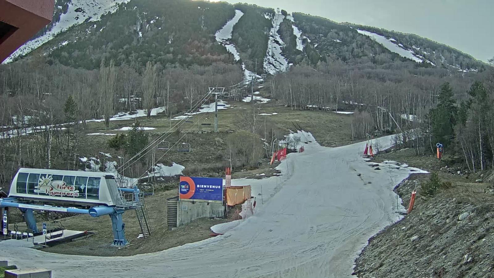 Webcam Porté Puymorens: Depart telesiege Estagnol