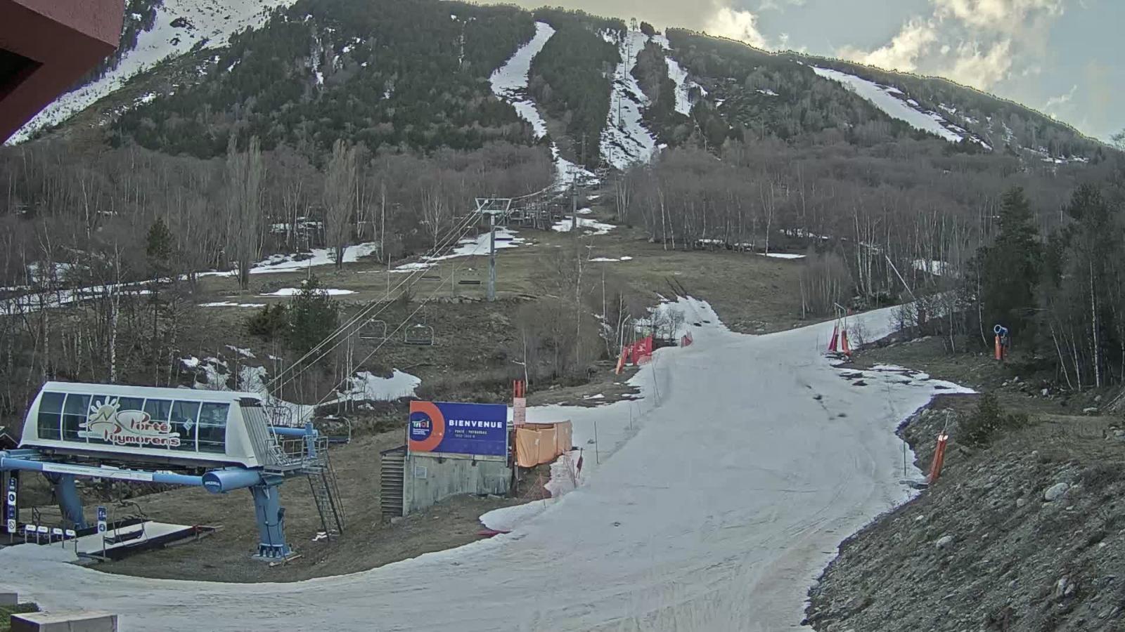 Webcam Porté Puymorens: Depart telesiege Estagnol