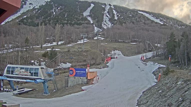 Webcam Porté Puymorens: Depart telesiege Estagnol