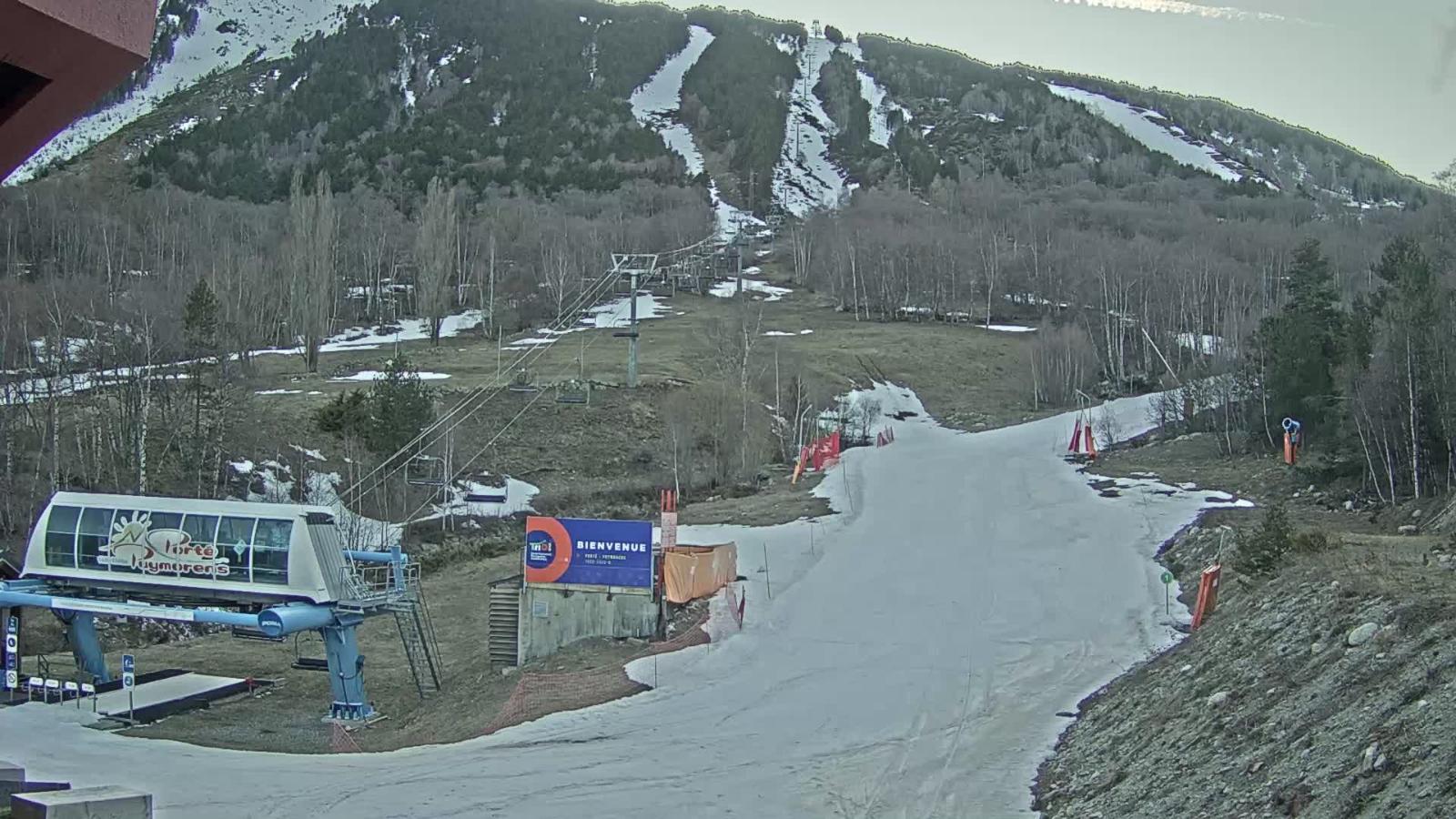 Webcam Porté Puymorens: Depart telesiege Estagnol