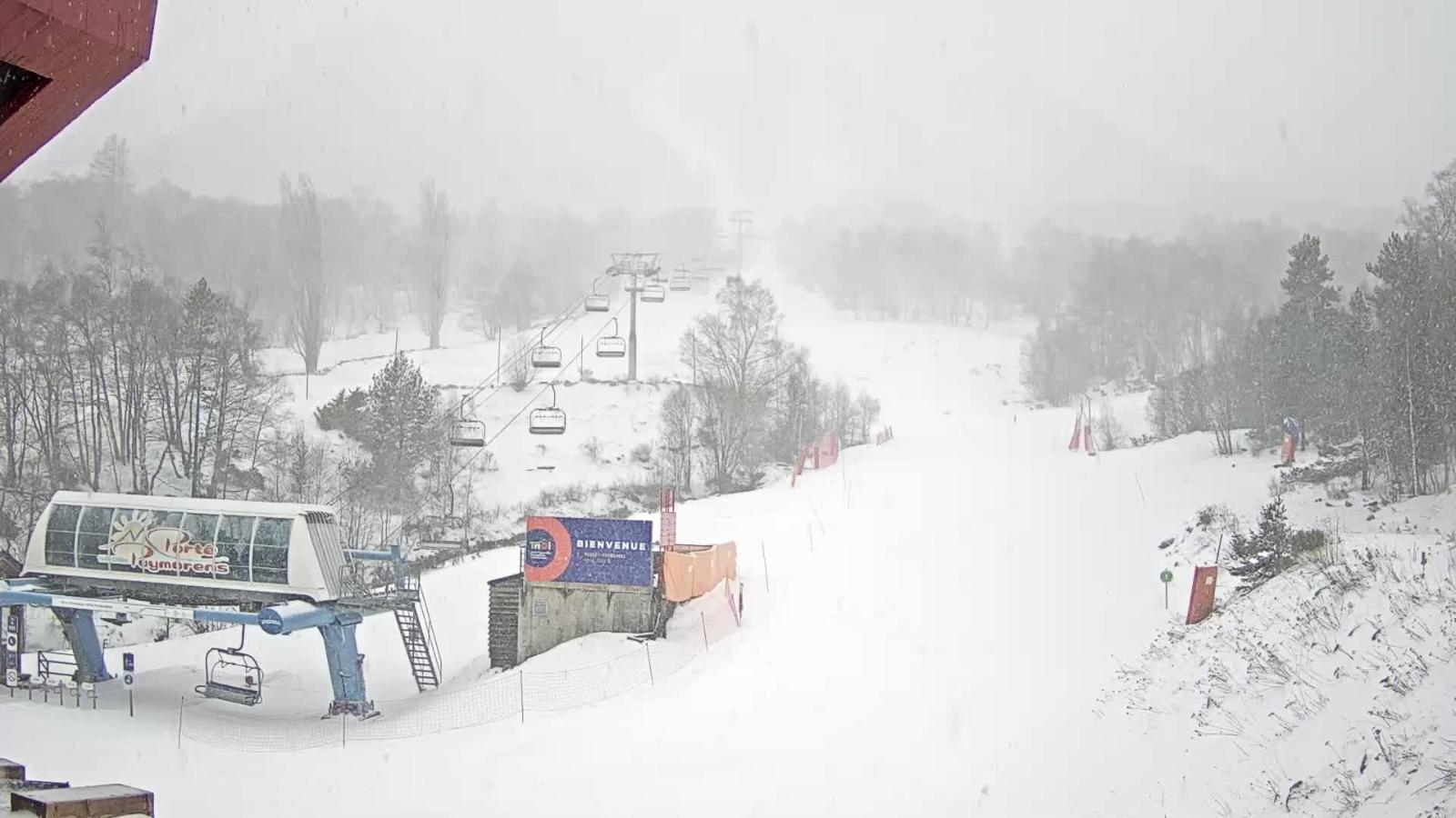 Webcam Porté Puymorens: Depart telesiege Estagnol