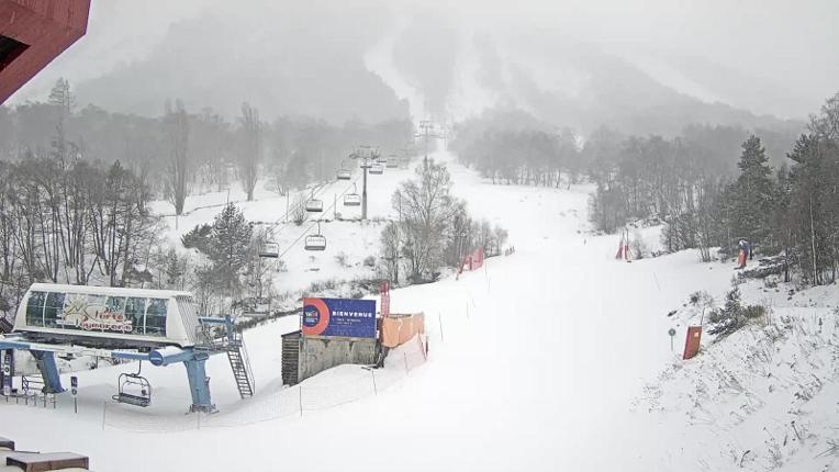 Webcam Porté Puymorens: Depart telesiege Estagnol