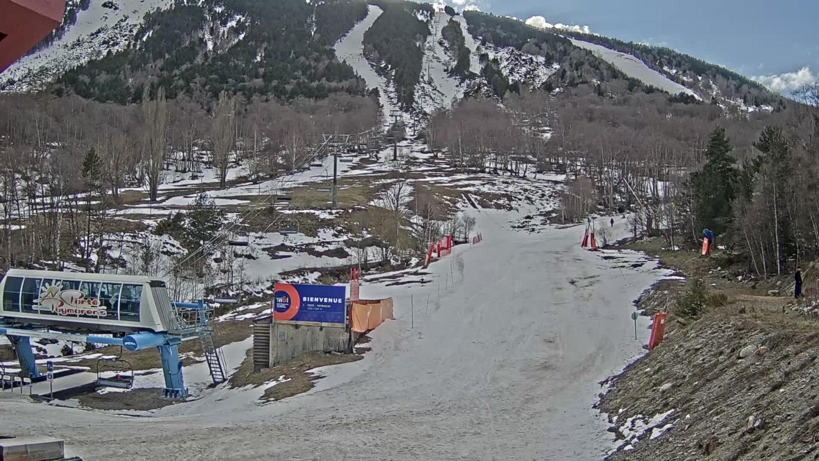 Webcam Porté Puymorens: Depart telesiege Estagnol