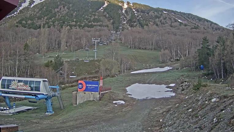 Webcam Porté Puymorens: Depart telesiege Estagnol