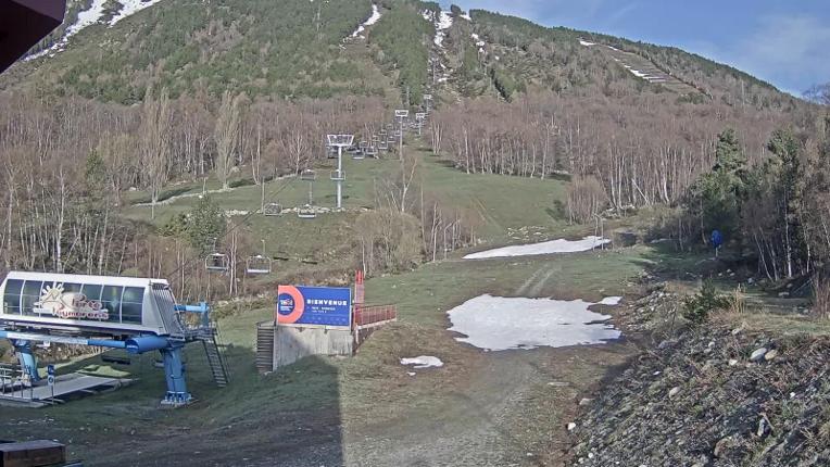 Webcam Porté Puymorens: Depart telesiege Estagnol