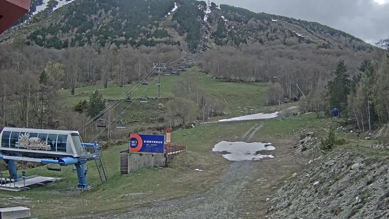 Webcam Porté Puymorens: Depart telesiege Estagnol