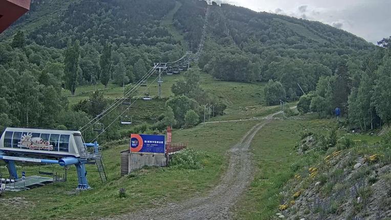 Webcam Porté Puymorens: Depart telesiege Estagnol