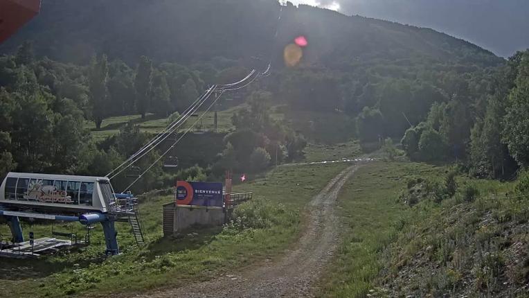 Webcam Porté Puymorens: Depart telesiege Estagnol