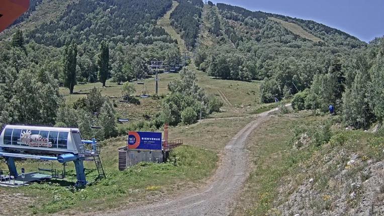 Webcam Porté Puymorens: Depart telesiege Estagnol