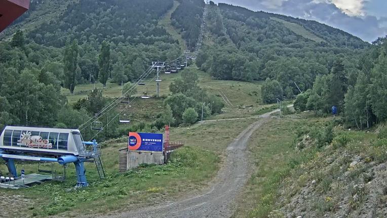 Webcam Porté Puymorens: Depart telesiege Estagnol