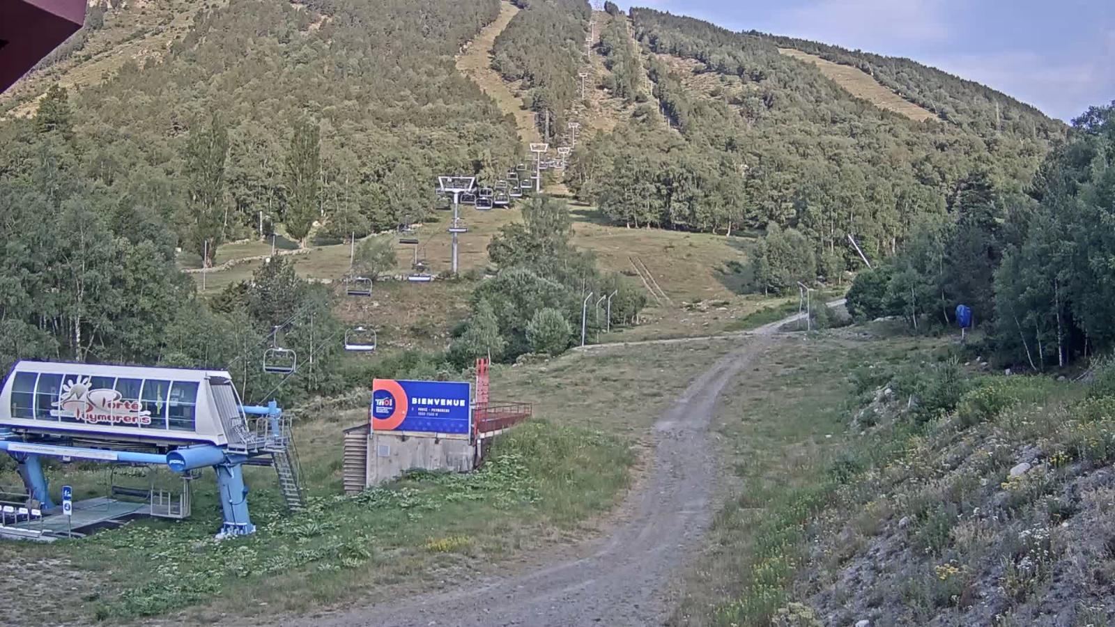 Webcam Porté Puymorens: Depart telesiege Estagnol