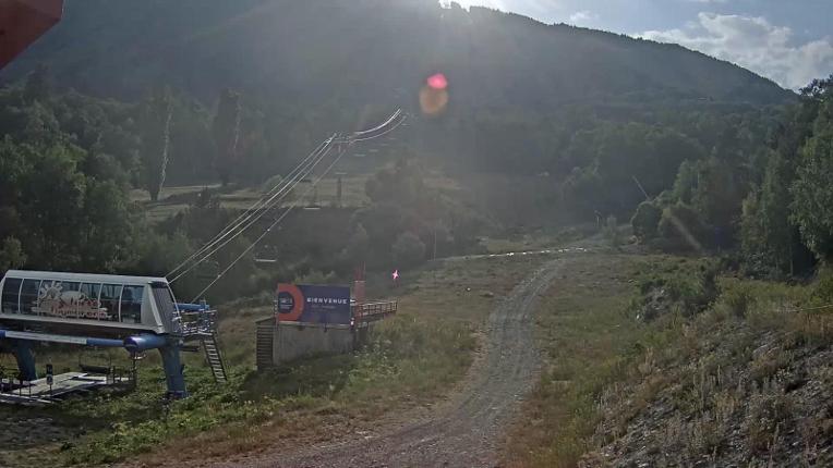 Webcam Porté Puymorens: Depart telesiege Estagnol
