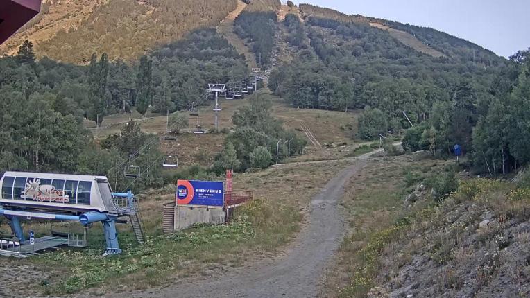 Webcam Porté Puymorens: Depart telesiege Estagnol