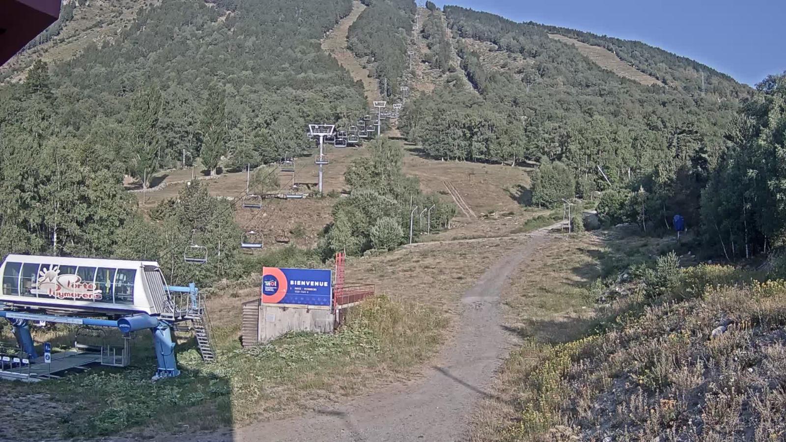 Webcam Porté Puymorens: Depart telesiege Estagnol