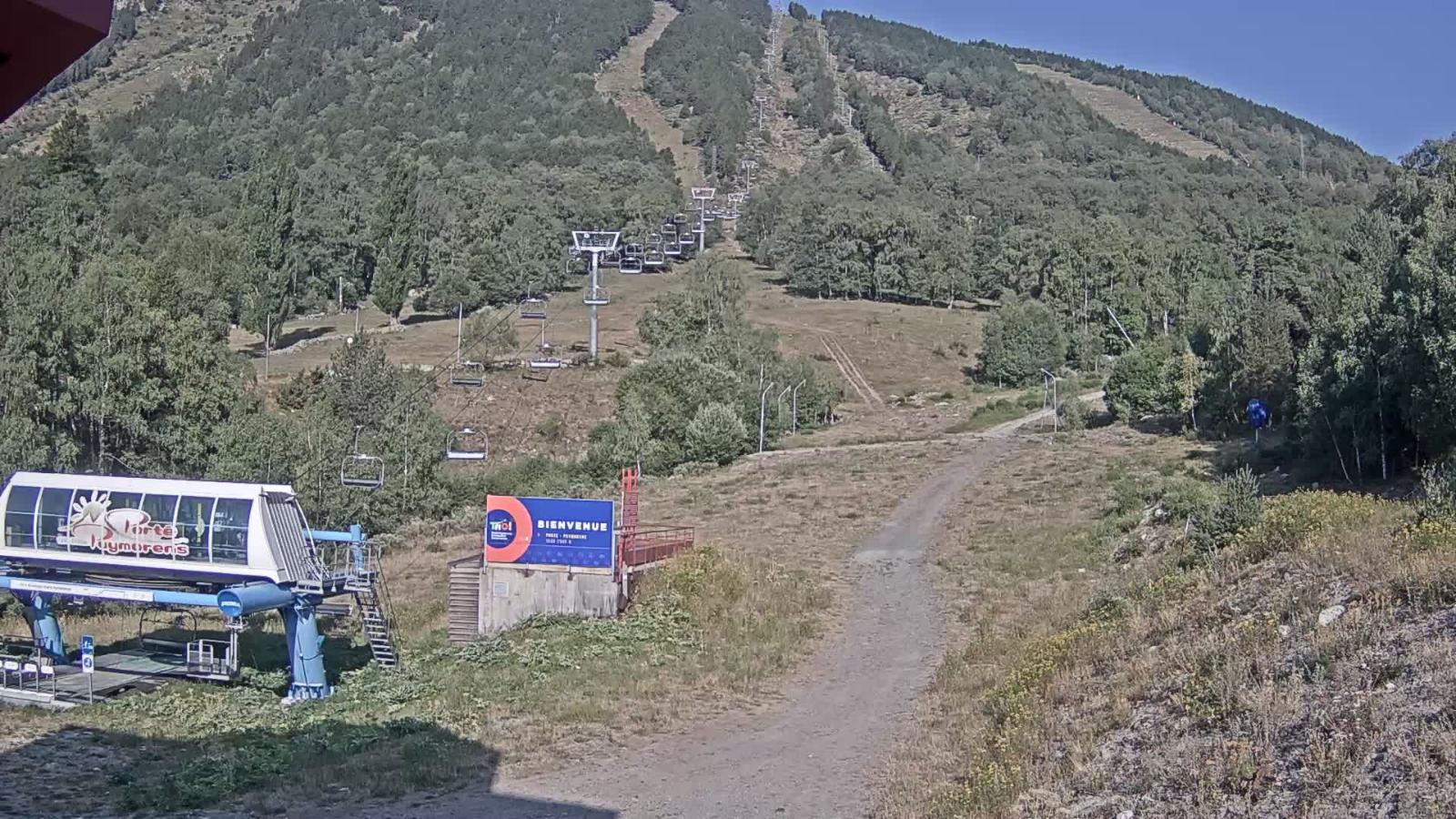 Webcam Porté Puymorens: Depart telesiege Estagnol