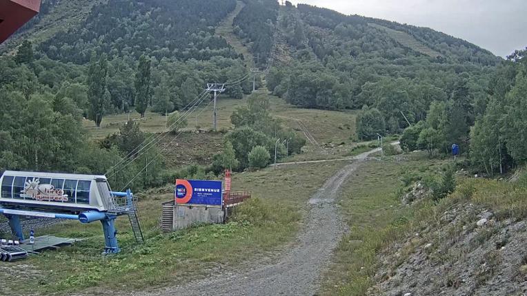 Webcam Porté Puymorens: Depart telesiege Estagnol
