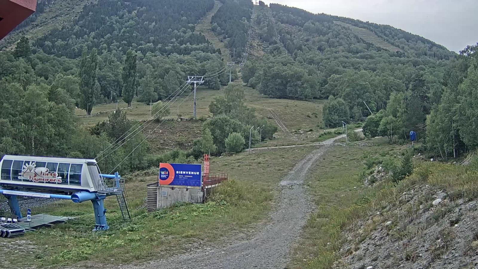 Webcam Porté Puymorens: Depart telesiege Estagnol
