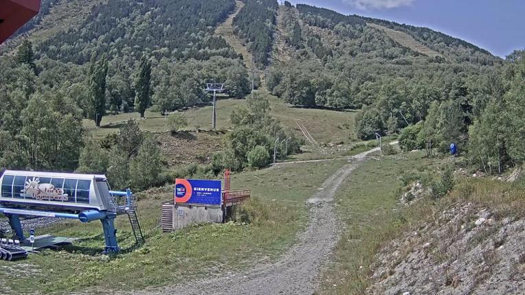 Webcam Porté Puymorens: Depart telesiege Estagnol
