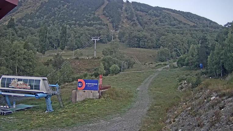 Webcam Porté Puymorens: Depart telesiege Estagnol